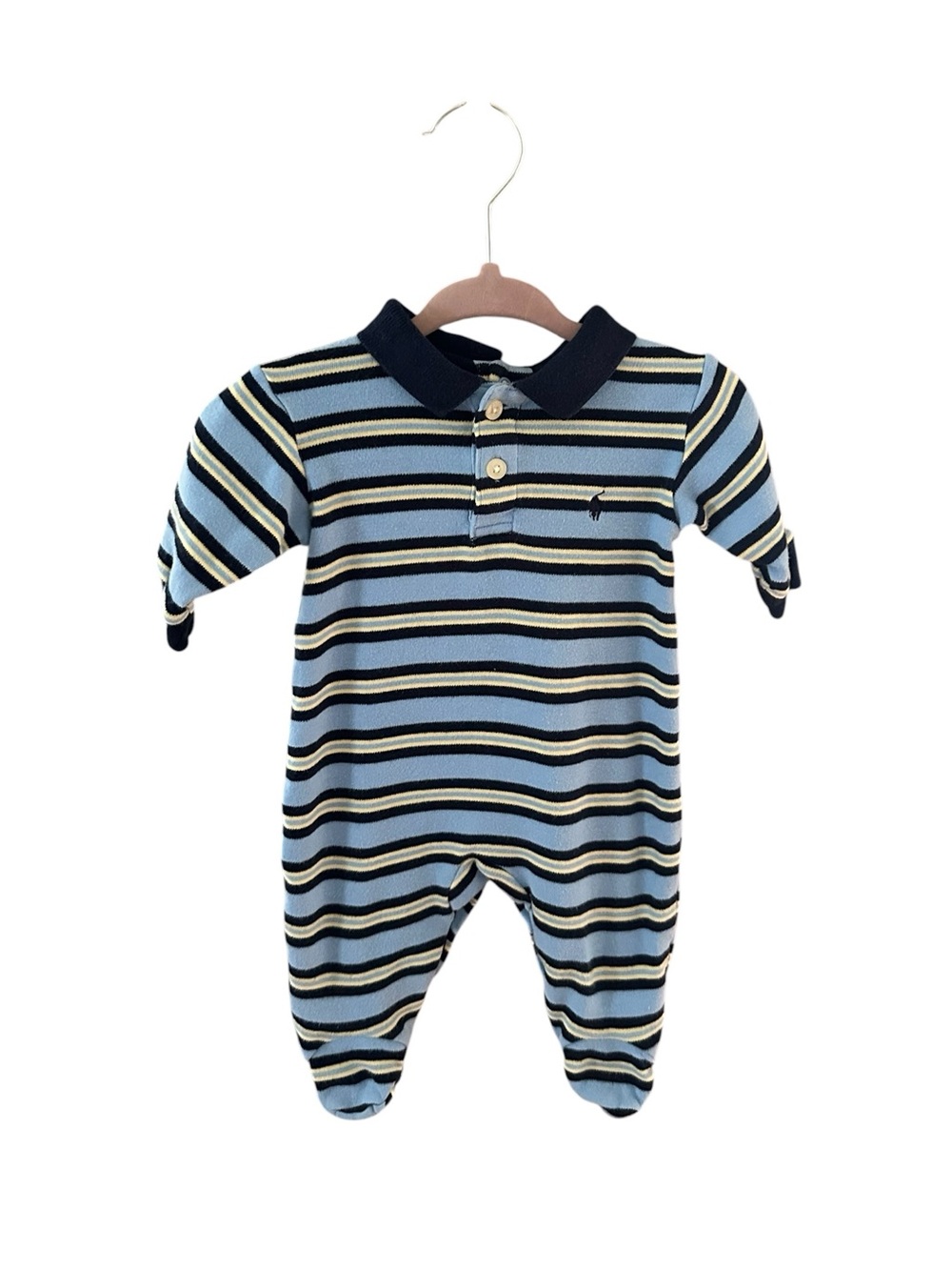 Baby boy Ralph Lauren Footie 0-3 months